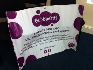 BubbleOff PVC Banner