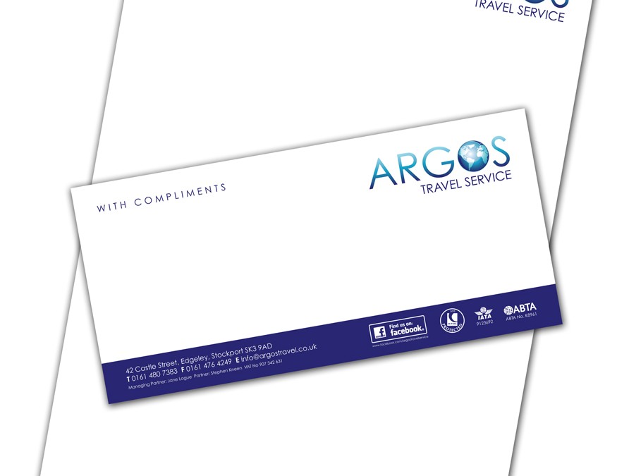 Argos Travel Service Stationery