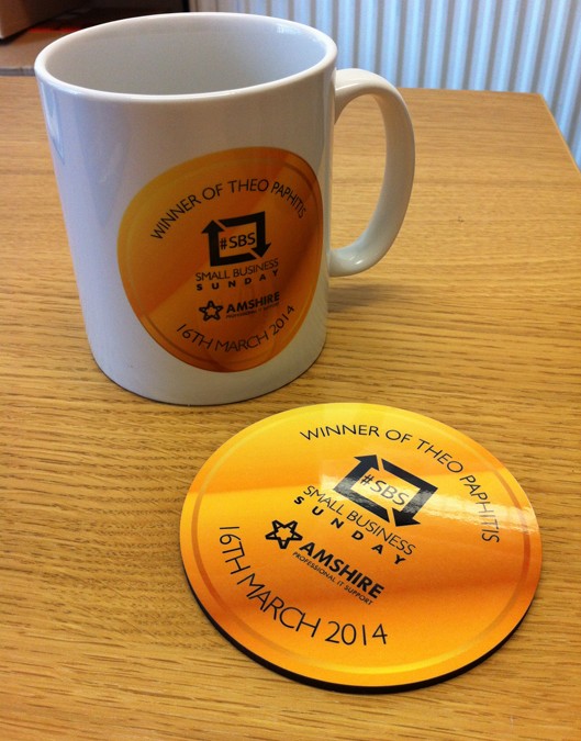 Theo Paphitis #SBS Winners Promotional Items