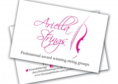 Ariella Strings Business Cards