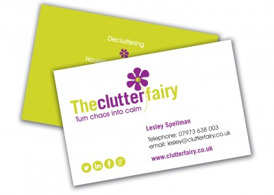 The Clutter Fairy Business Cards