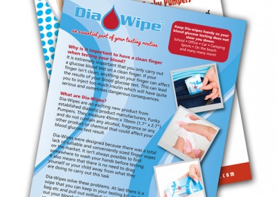 Dia Wipe A5 Leaflets