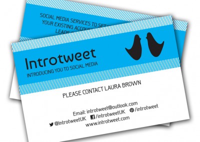 Introtweet UK Business Cards