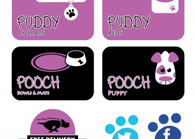 PuddyPooch Website Graphics