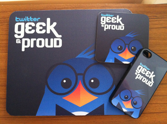 #TwitterGeek Promotional Items