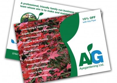 Ayegardening Ltd. A6 Postcards