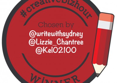 #CreativeBizHour Winners Badge