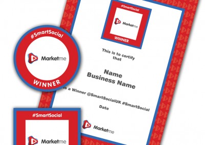 Marketme #SmartSocial Winners Badge