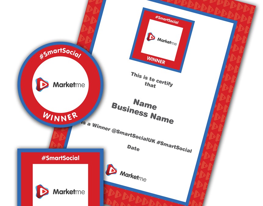 Marketme #SmartSocial Winners Badge