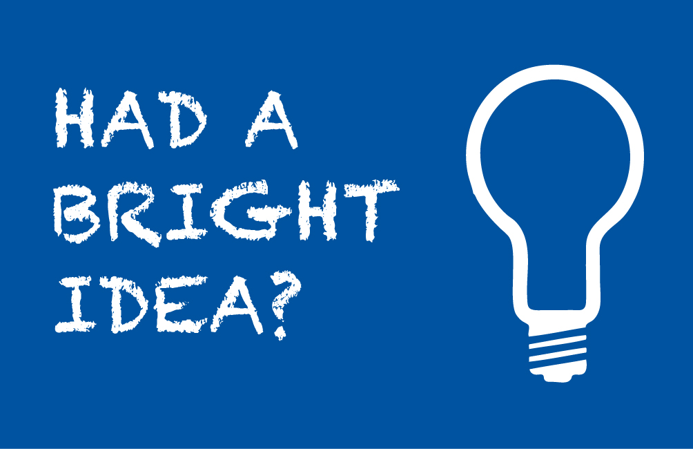 Had a bright idea?