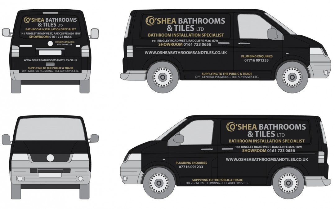 O’Shea Plumbing & Tiles Van Graphics