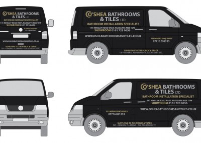 O’Shea Plumbing & Tiles Van Graphics