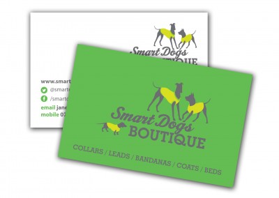 Smart Dogs Boutique Business Cards