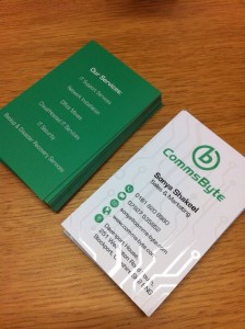 Comms Byte Business Cards
