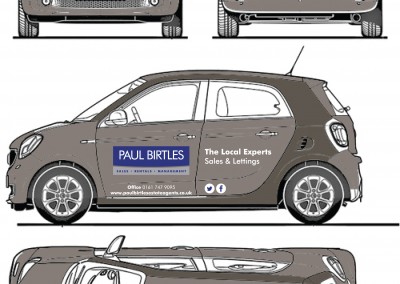 Paul Birtles Estate Agents Vehicle Graphics