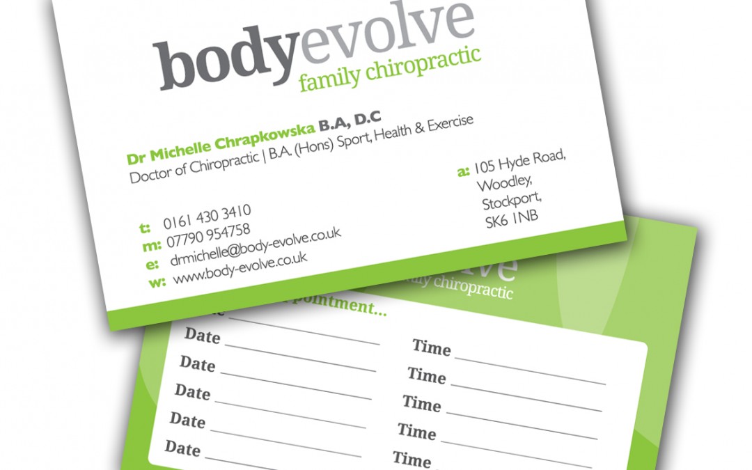 BodyEvolve Family Chiropractic Business Cards