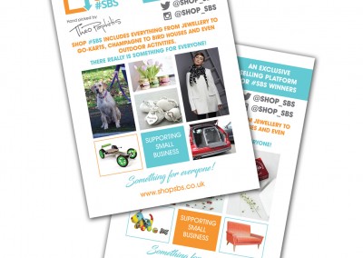 Shop #SBS A5 Leaflet Design