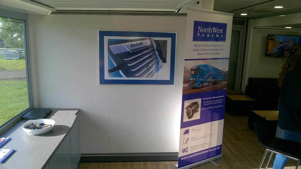 North West Trucks Pop-up Banner