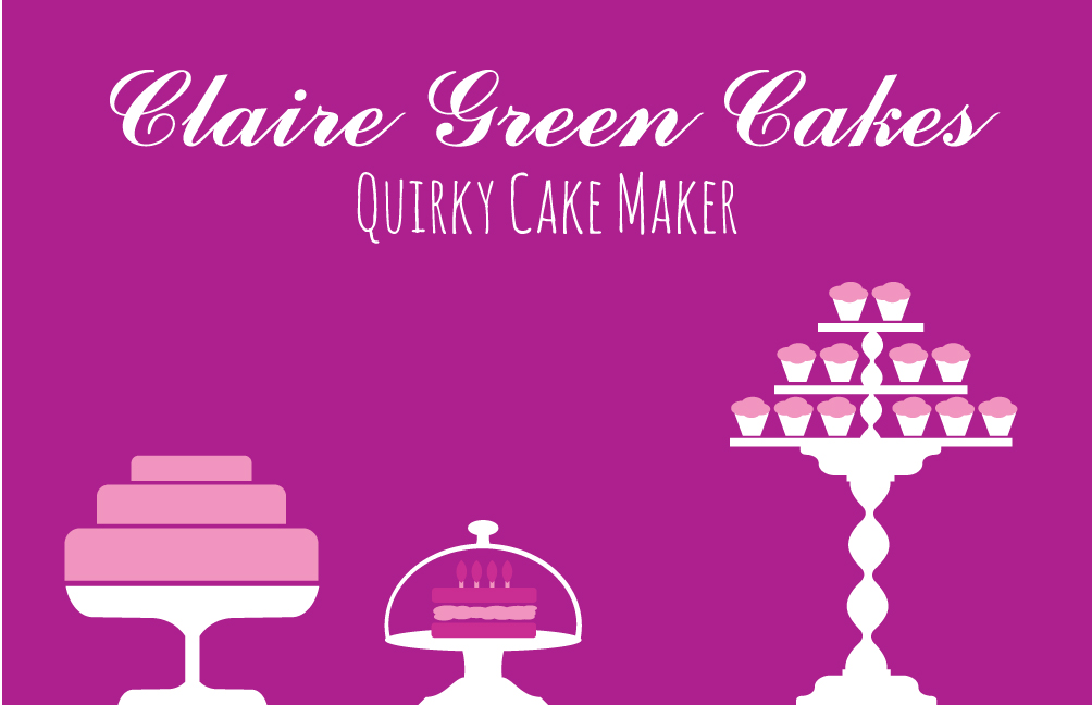 Claire Green Cakes Branding Design