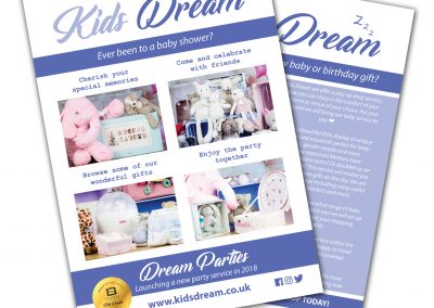 Kids Dream A5 Leaflets