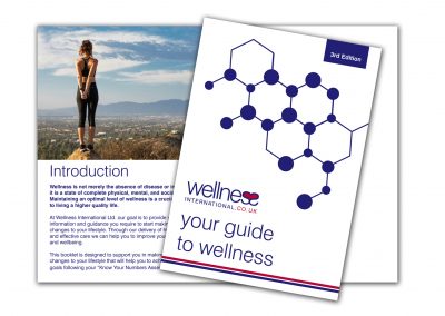 Wellness International Brochure Design