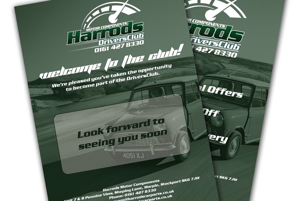 Harrods Motor Components Drivers Club Leaflets