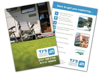 TJ’s Caravan Services Leaflets
