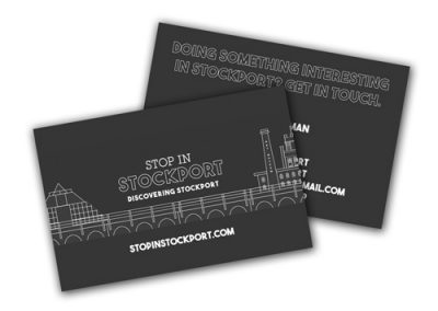 Stop in Stockport Business Cards