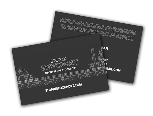 Stop in Stockport Business Cards