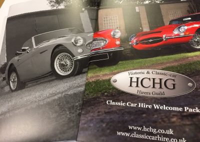Historic and Classic Car Hirers Guild Folders